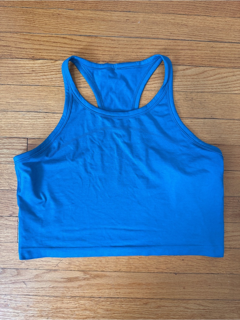 Lululemon Swiftly Tech Cropped Racerback Tank Top Blue